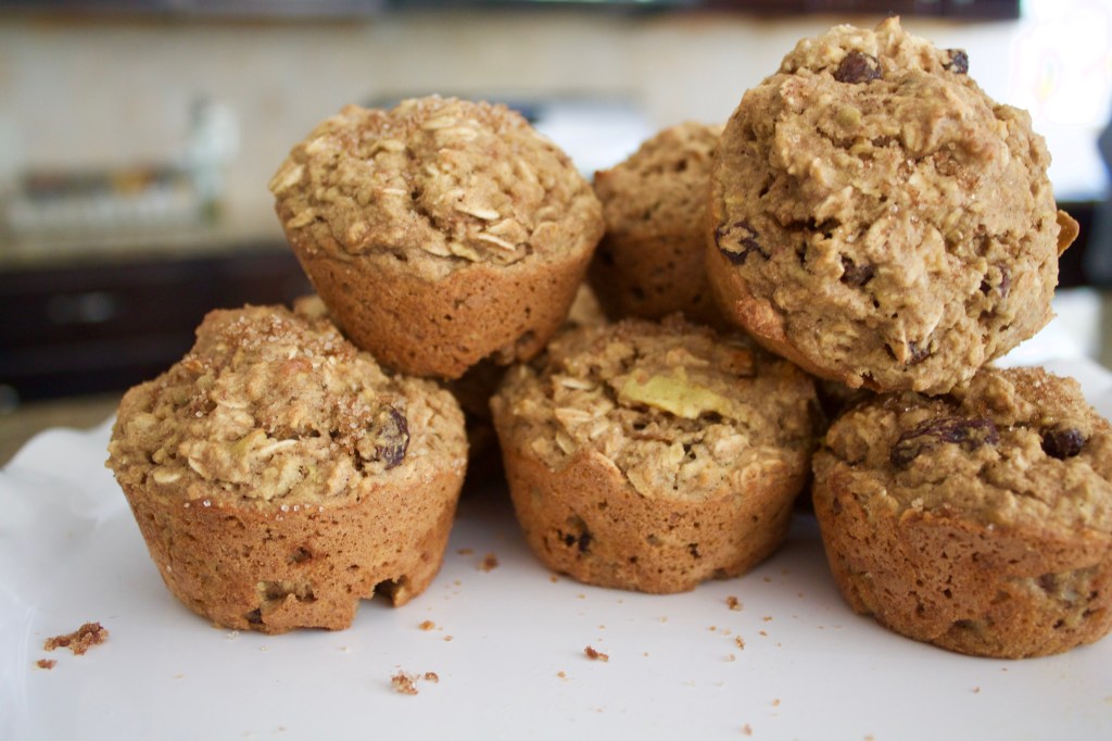 Gluten Free Apple Cinnamon Walnut Flax&nbsp;Muffins