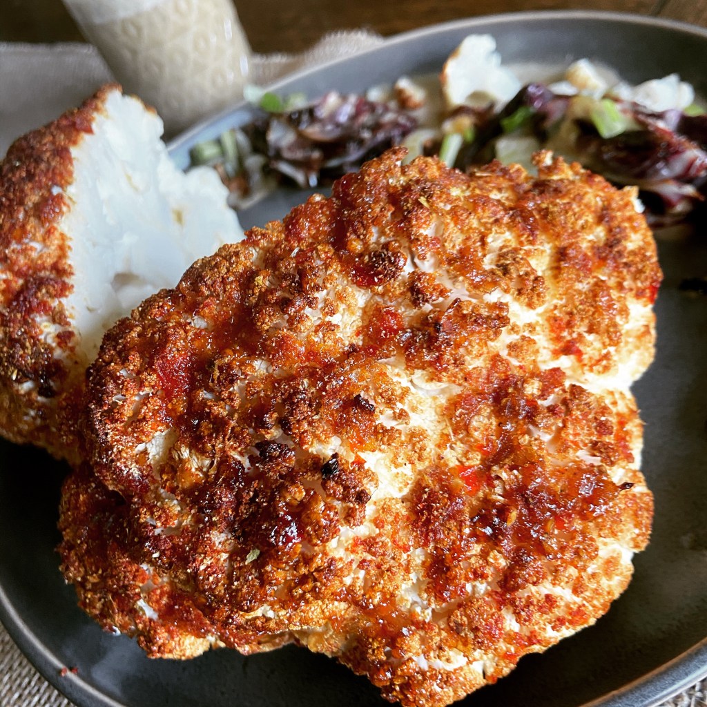 Roasted Sweet Chili and Ginger&nbsp;Cauliflower