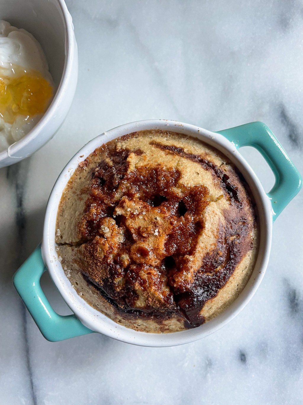 Cinnamon Roll and Coffee Baked Oatmeal