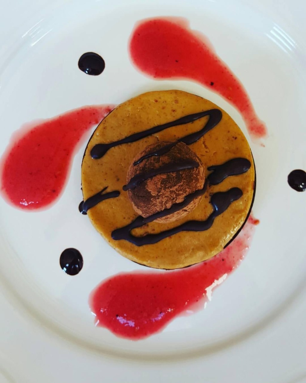 Raw Chocolate Ganache Peanut Butter Tart